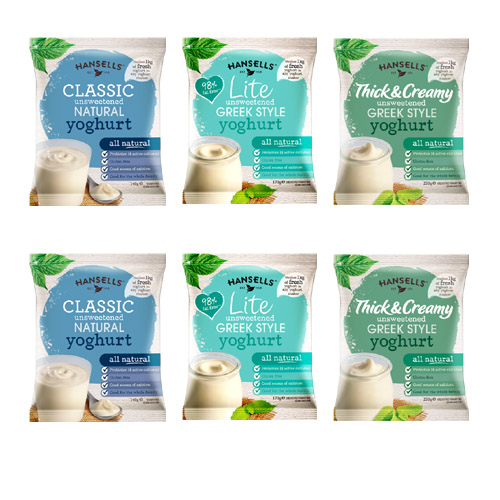 Unsweetened 6 Sachet Yoghurt Selection Pack 